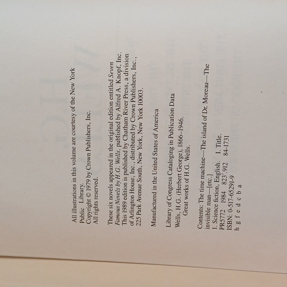 H.G Wells Collection - Picture 2 of 4